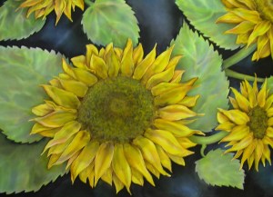 Sunflowers on Silk