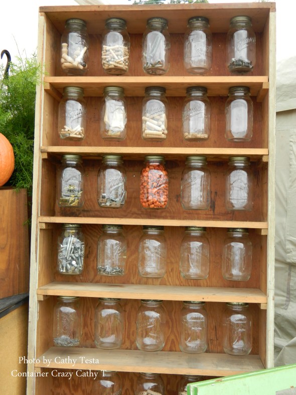 Mason Jar Spice Rack