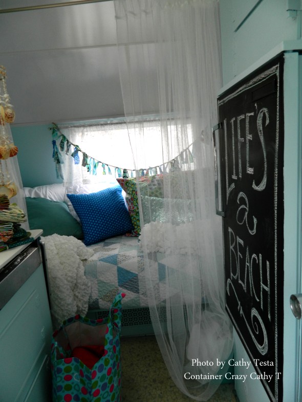 Inside the Vintage Travel Trailer