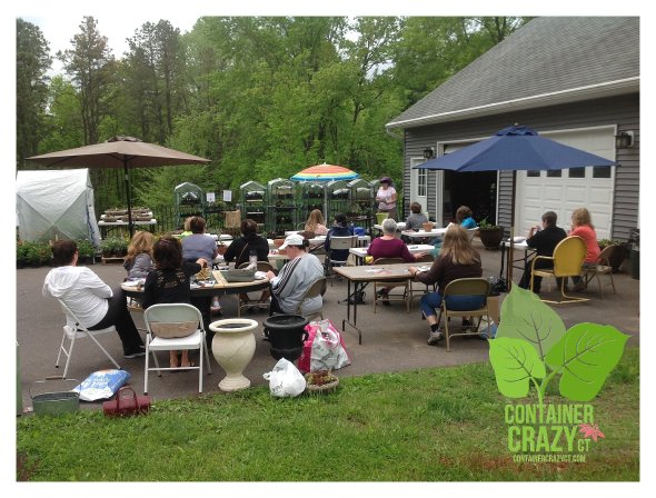 Attendees listening to Cathy T's Tips