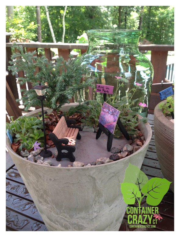 Miniature Garden by Rhonda Niles of Gardening Inspirations