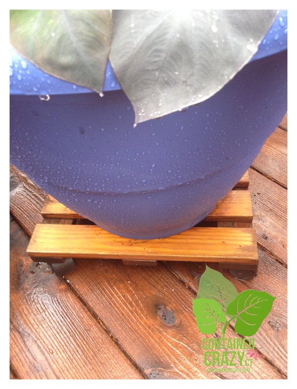 Wooden Dolly with space between the boards