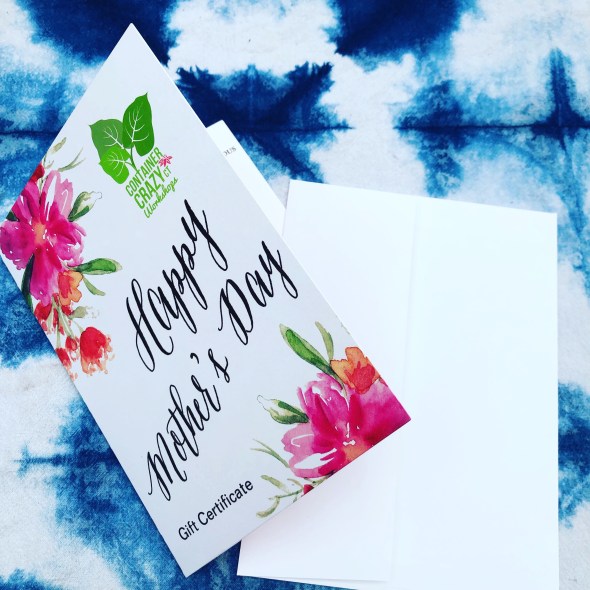 Mday front and envelope